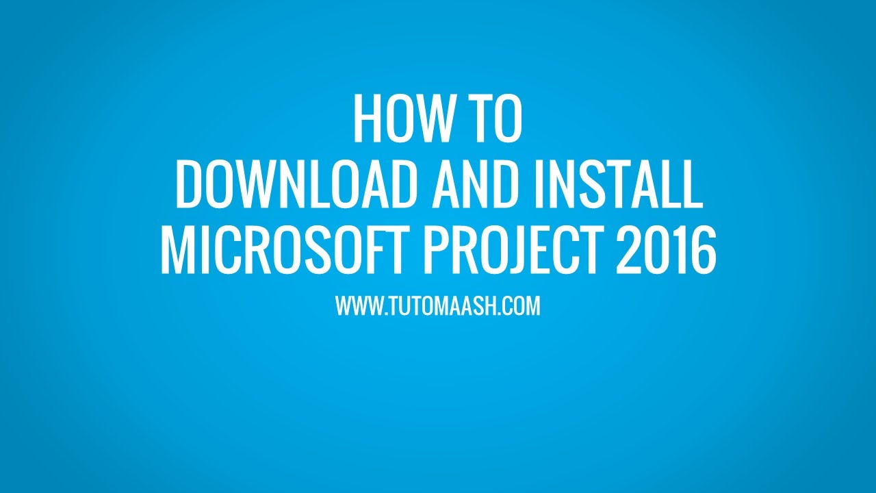 Ms Project 2016 Trial Download
